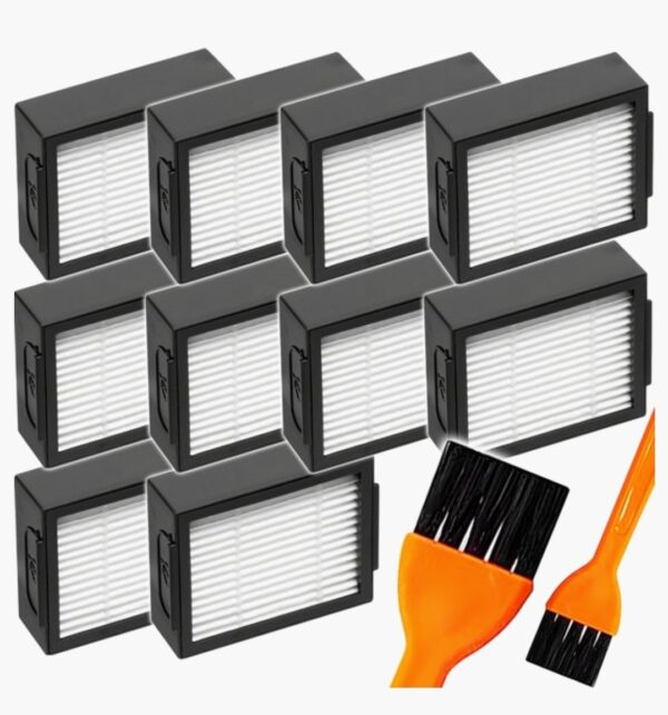 10 filters iRobot Roomba E4, E5, E6, E7, I3, I4, I5, I6, I7, I8, J7 and J9 high-quality replacement