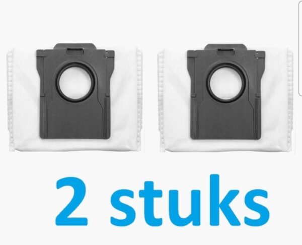 2 x stofzuigerzak voor robotstofzuiger Dreame Dreame X30   X40   L10s ultra pro heat   X50   Grote capaciteit tot 3L