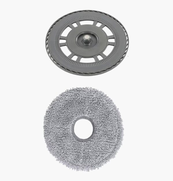 1 x Mop pad holder tray + 1 x mop cloth compatible with Dreame