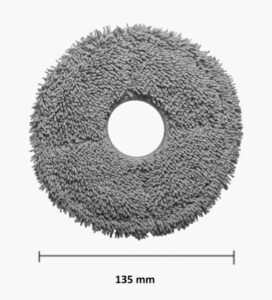 4 x Mop - Mop cloth for Roborock Q Revo / Pro / S / MaxV / Plus / Curv / Slim
