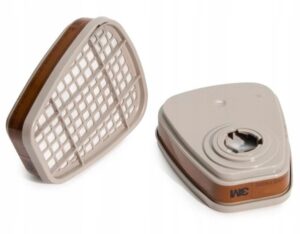 3M 6055 A2 origineel, Gas- en Dampfilter, beschermt je tegen organische dampen, voor half- en volgelaatsmaskers uit de 6000 en 7000 serie