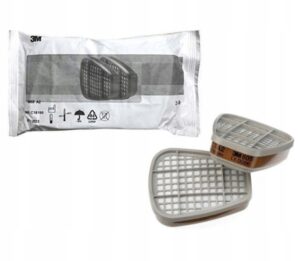 3M 6055 A2 origineel, Gas- en Dampfilter, beschermt je tegen organische dampen, voor half- en volgelaatsmaskers uit de 6000 en 7000 serie